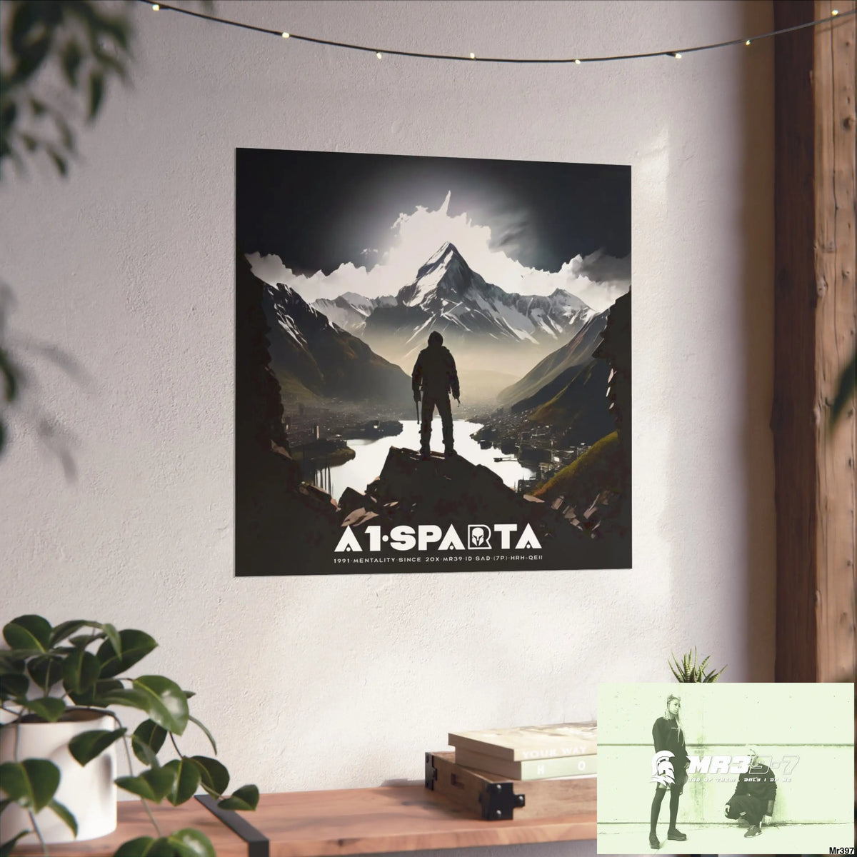 Mount Snowdon In Blind the summit 2nd SAS link done May 20X No 23 Fine Art Posters Poster