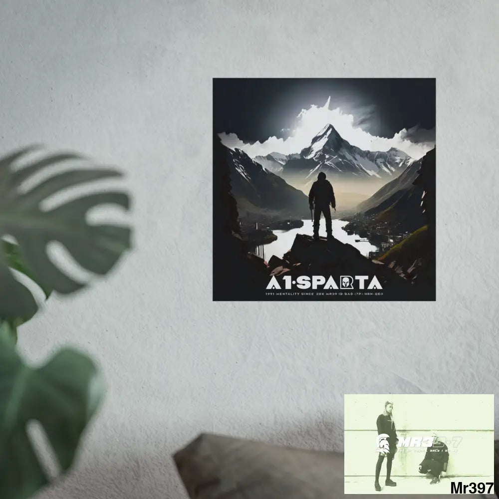 Mount Snowdon In Blind the summit 2nd SAS link done May 20X No 23 Fine Art Posters Poster