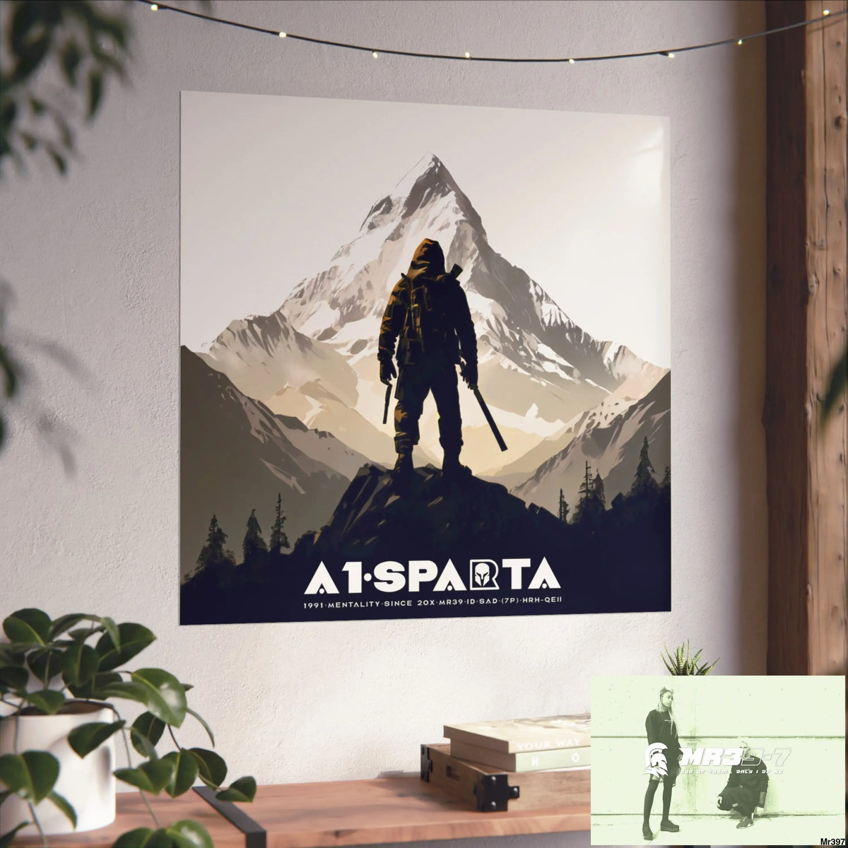 Mount Snowdon In Blind the summit 2nd SAS link done May 20X No 24 Fine Art Posters Poster