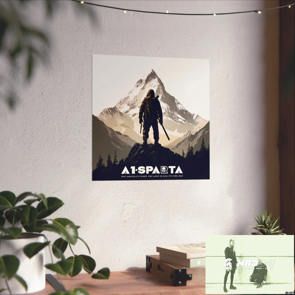 Mount Snowdon In Blind the summit 2nd SAS link done May 20X No 24 Fine Art Posters Poster
