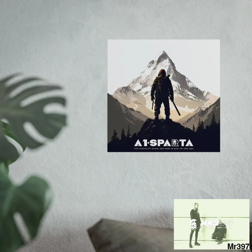 Mount Snowdon In Blind the summit 2nd SAS link done May 20X No 24 Fine Art Posters Poster