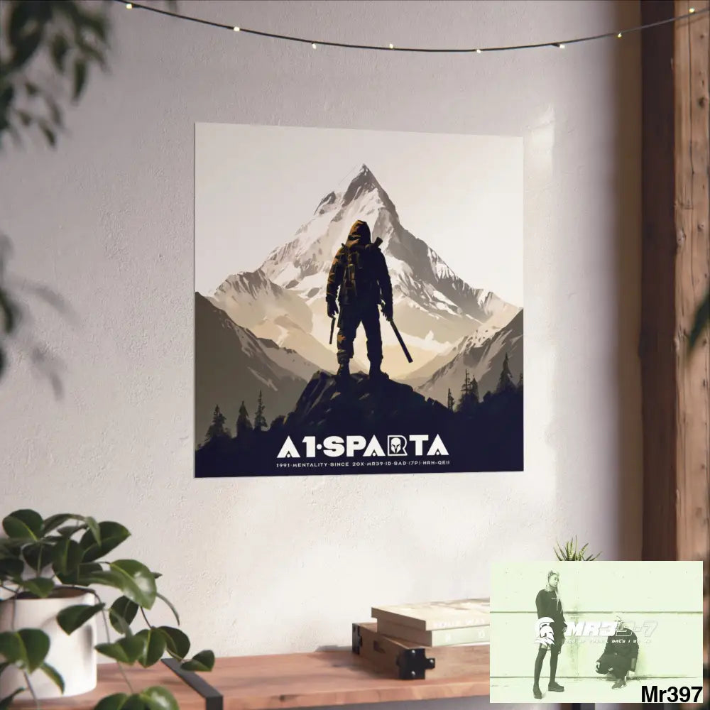 Mount Snowdon In Blind the summit 2nd SAS link done May 20X No 24 Fine Art Posters Poster