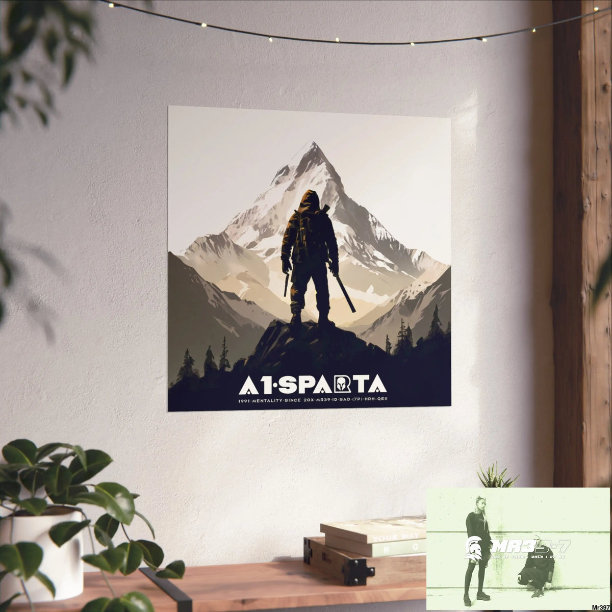Mount Snowdon In Blind the summit 2nd SAS link done May 20X No 24 Fine Art Posters Poster