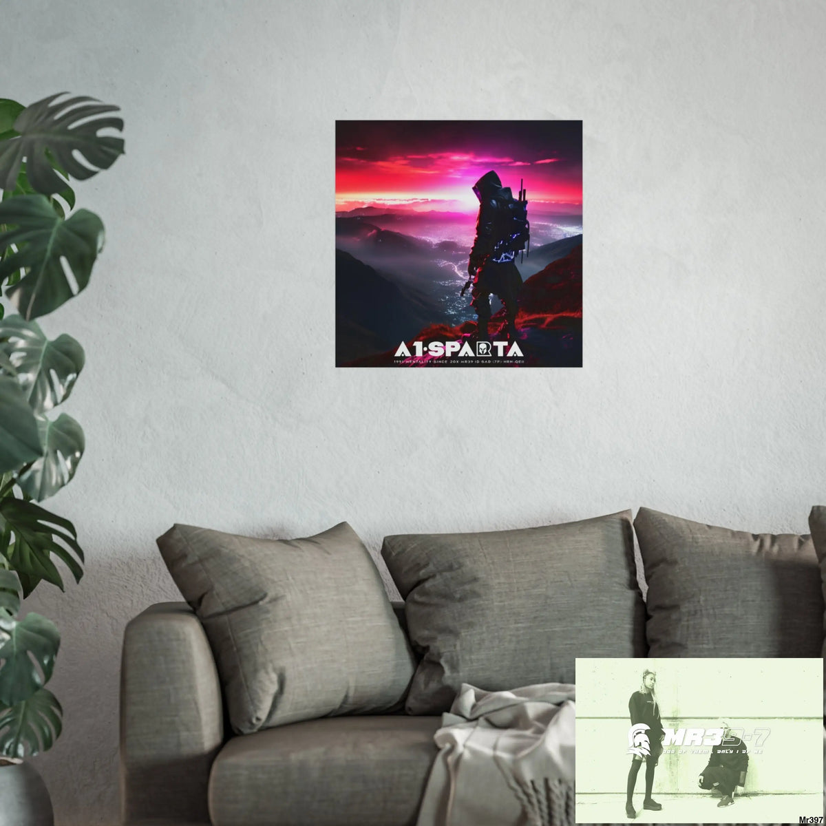 Mount Snowdon In Blind the summit 2nd SAS link done May 20X No 25 Fine Art Posters Poster