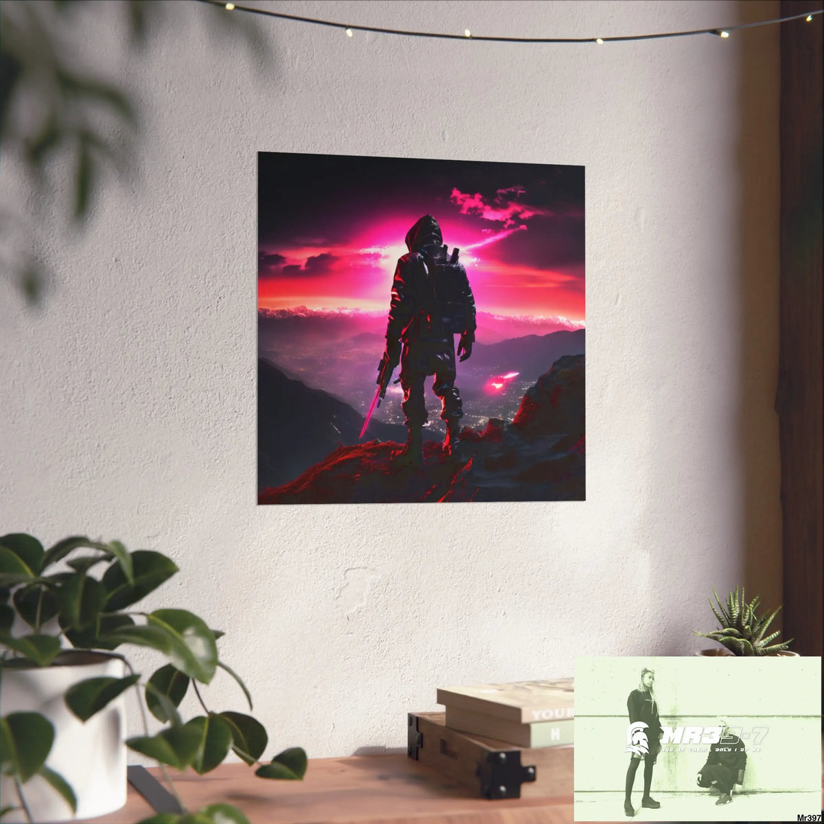 Mount Snowdon In Blind the summit 2nd SAS link done May 20X No 27 Fine Art Posters Poster