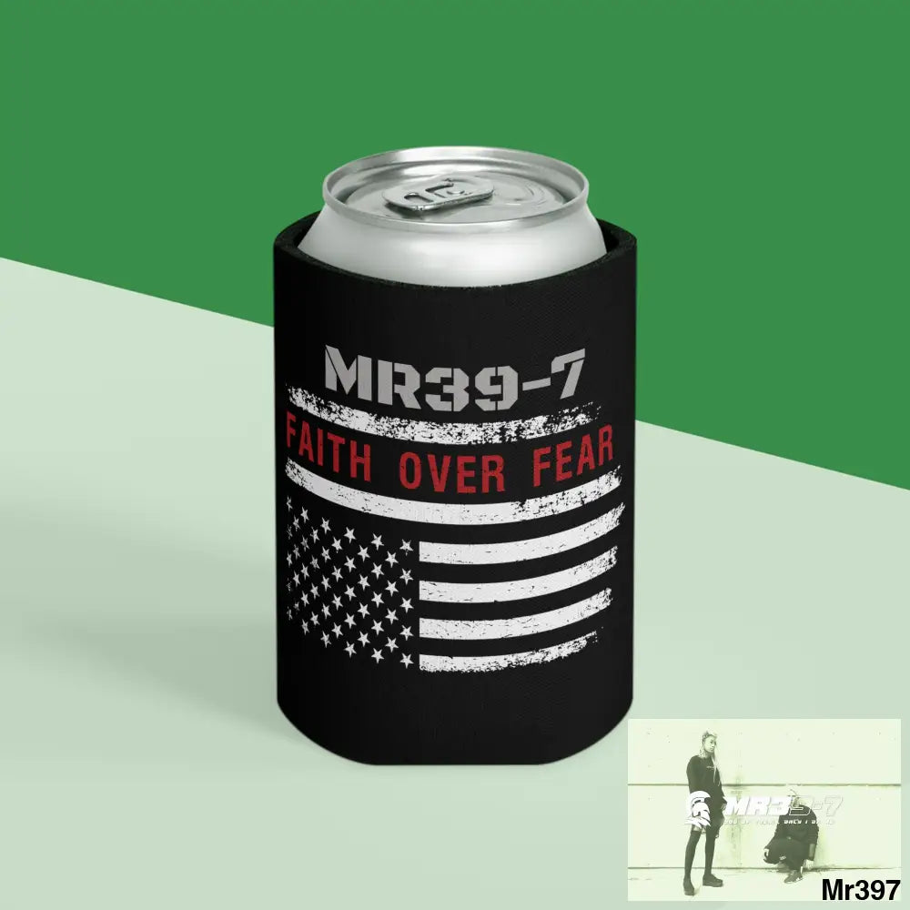 Mr-39-7 Faith over Fear Can Cooler Regular Can Accessories
