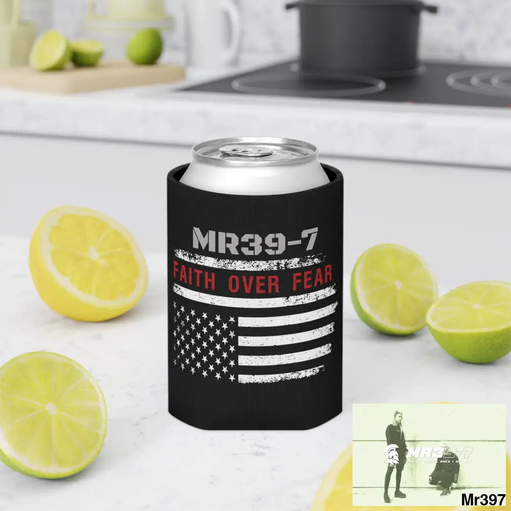 Mr-39-7 Faith over Fear Can Cooler Regular Can Accessories