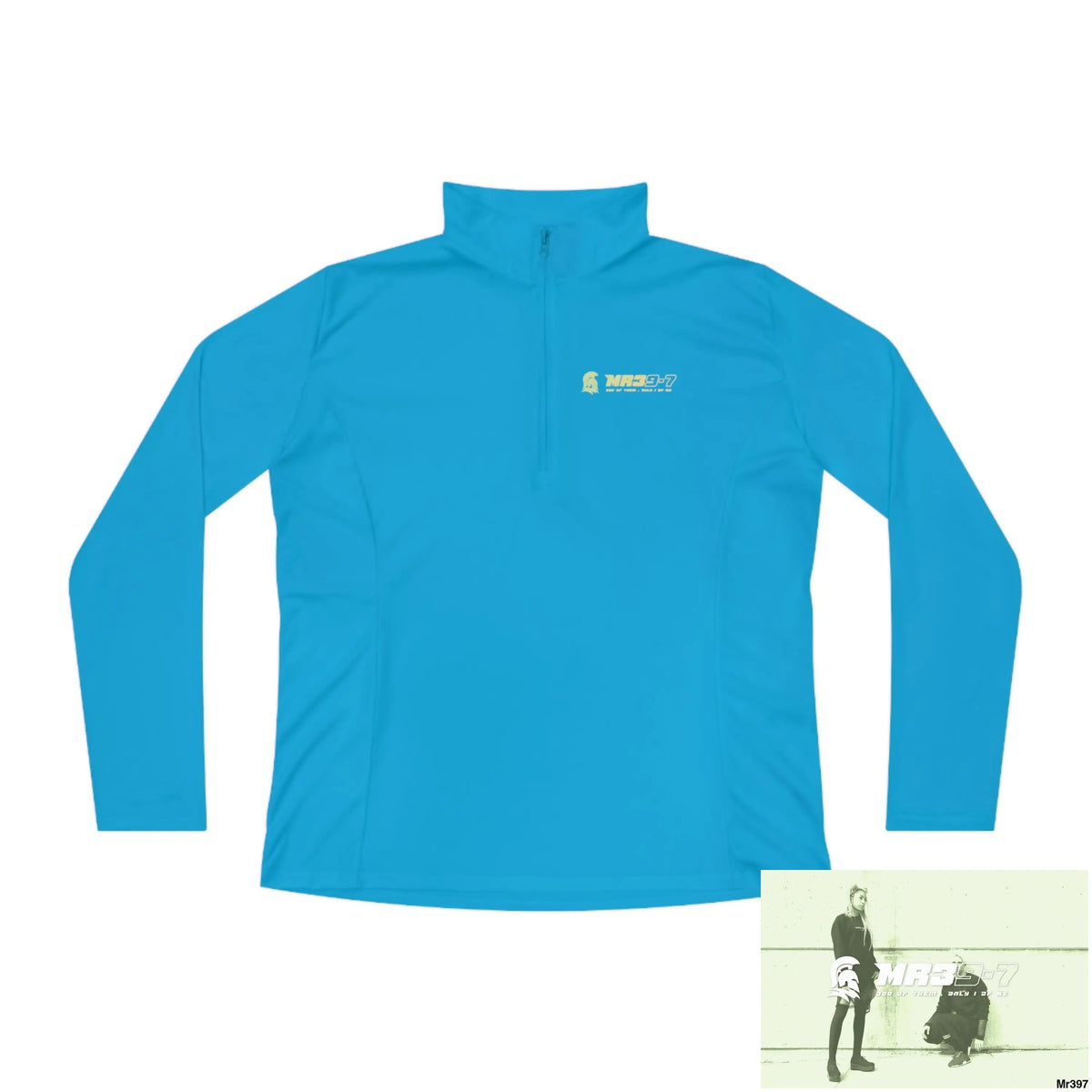 MR 39 Ladies Quarter-Zip Pullover Atomic Blue / 2XL Long-sleeve