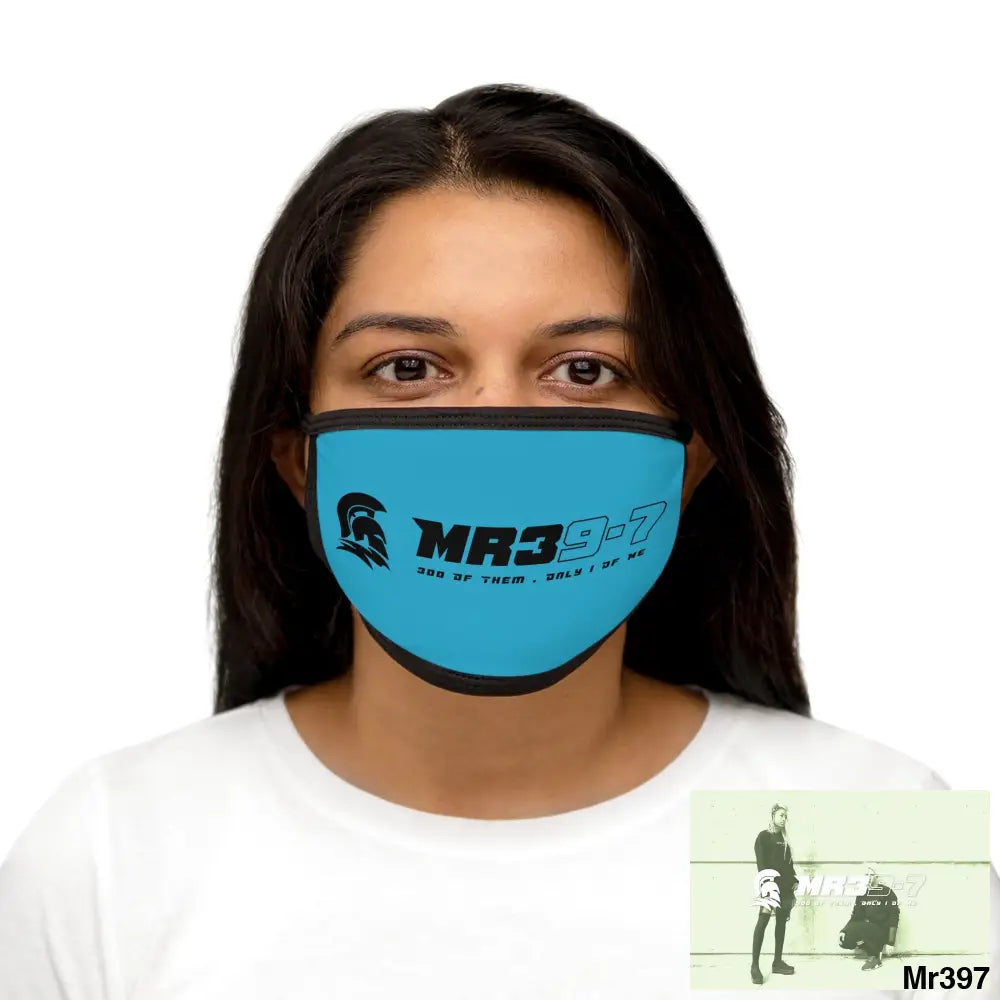 MR 39 Mixed-Fabric Face Mask One size Accessories