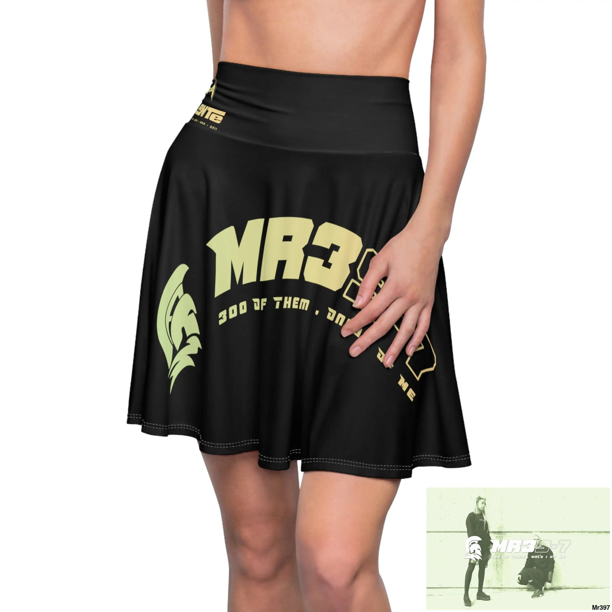 Mr 39s A1-Vigilante Women’s Skater Skirt (AOP) All Over Prints