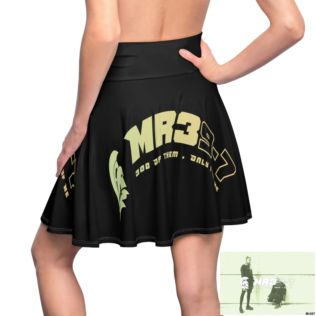 Mr 39s A1-Vigilante Women’s Skater Skirt (AOP) All Over Prints