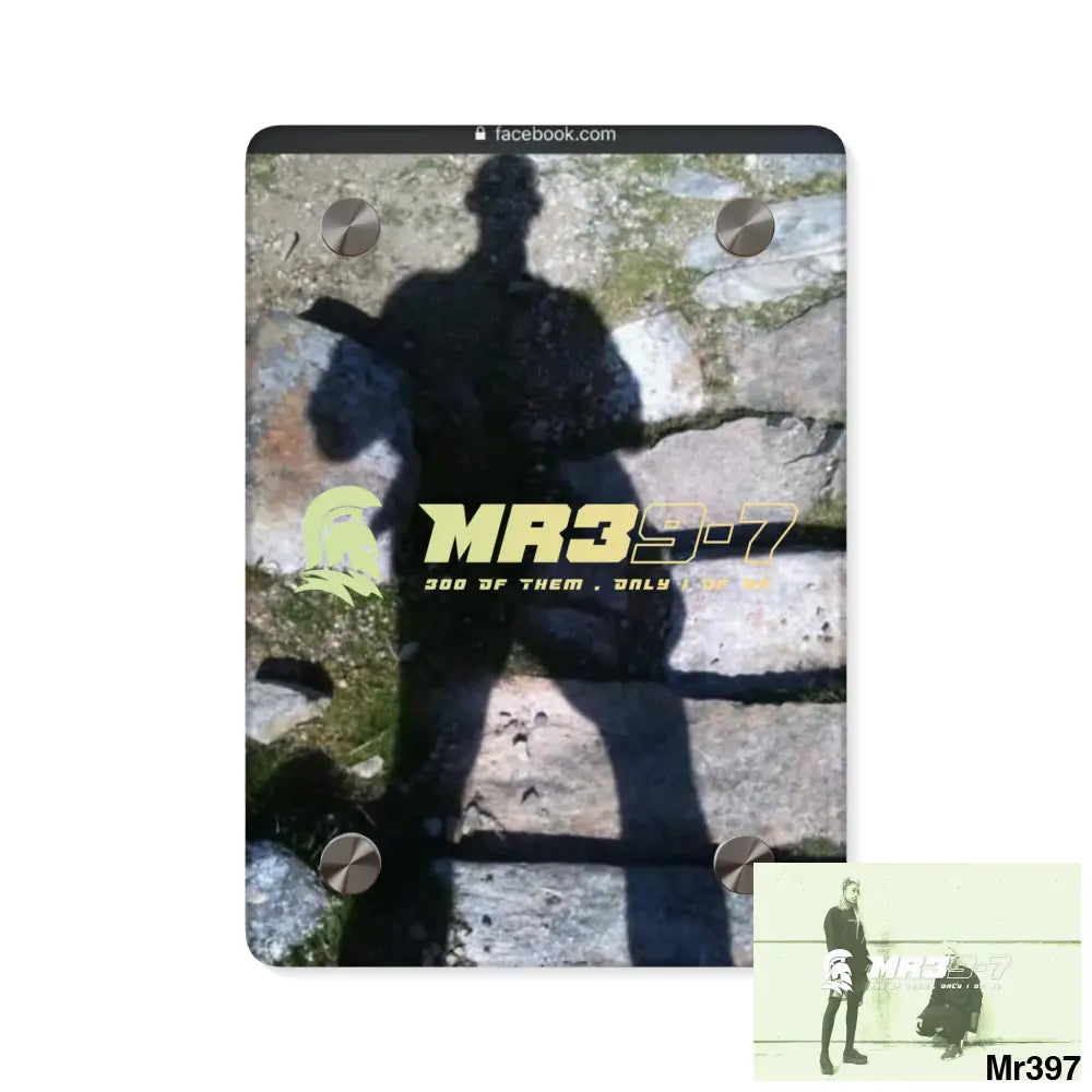 MR39-7 116lbs A1 man war on fk Ups Vigilante training 20X Cadair Idris Acrylic Wall Art Panels 5’’ x 7’’ (Vertical)