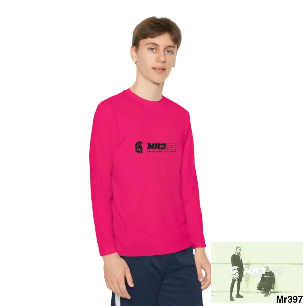 MR39 -7 2001-23 5 Countries Just Say No To County Lines Youth Long Sleeve Competitor Tee Pink Raspberry / S Kids clothes