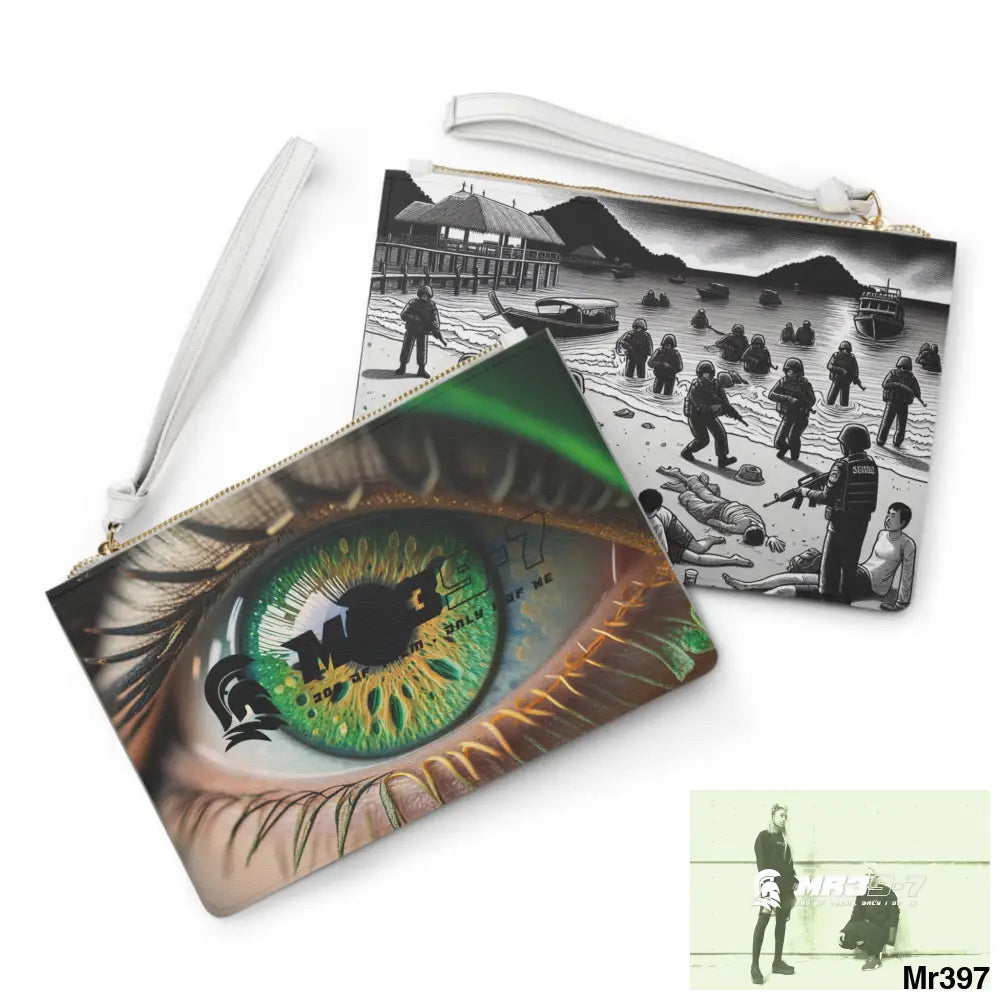 Mr39-7 2004 Ladies (Not everything is always in Black and White) Clutch Bag One size Bags