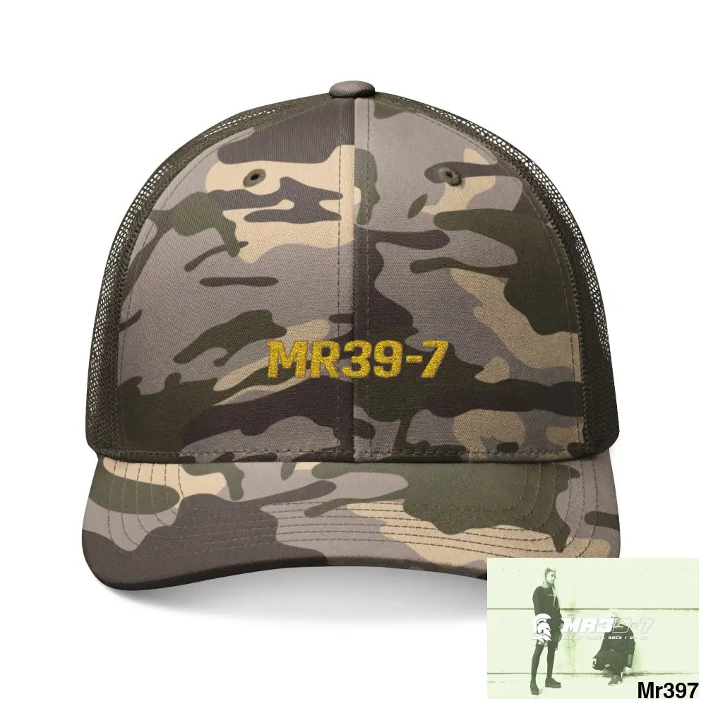 MR39-7 300 0f them only 1 of me Camouflage Trucker Hat with Embroidery | Military Style Cap Outdoor Adventure Gear
