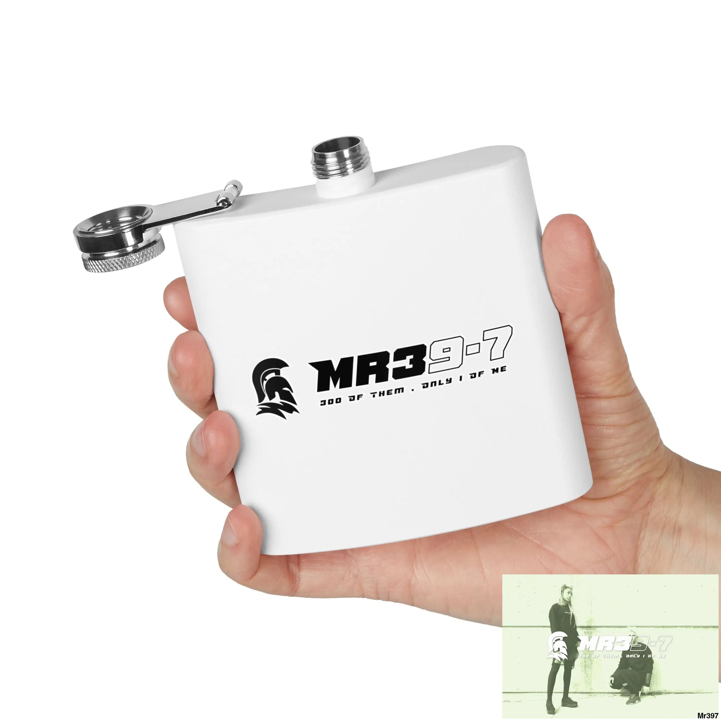 MR39-7 300 of them but only one of me Stylish Stainless Steel Flask for Tea/ Coffee Lovers - 6oz Personalized Gift Mug