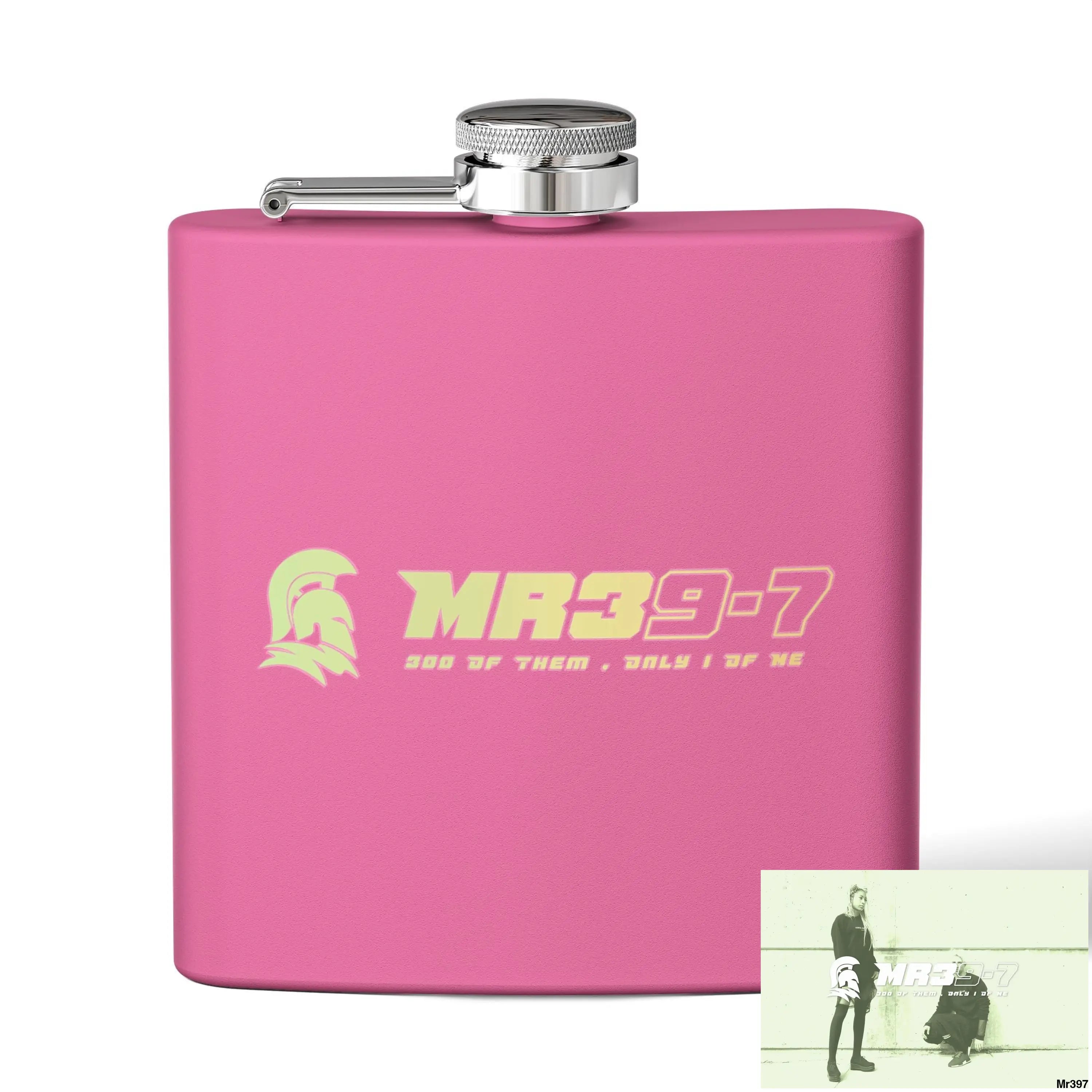 MR39-7 300 of them but only one of me Stylish Stainless Steel Flask for Tea/ Coffee Lovers - 6oz Personalized Gift 6oz