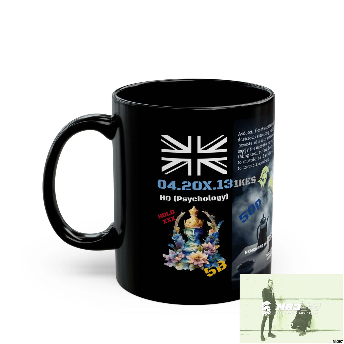 MR39-7 300 of them only 1 of me 11oz Tactical GB / Black Mug Mental Health VAR / My Life My Deaths Their Plans Failed