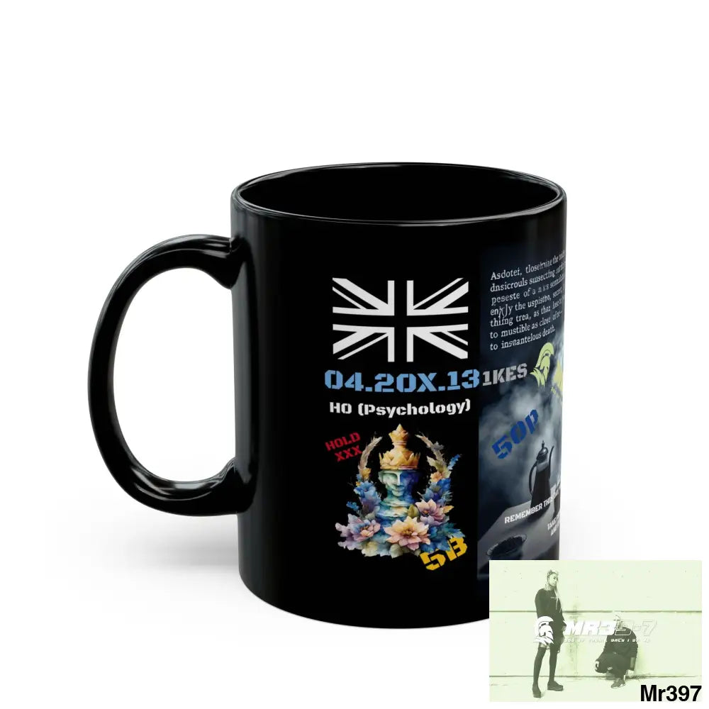 MR39-7 300 of them only 1 of me 11oz Tactical GB / Black Mug Mental Health VAR / My Life My Deaths Their Plans Failed
