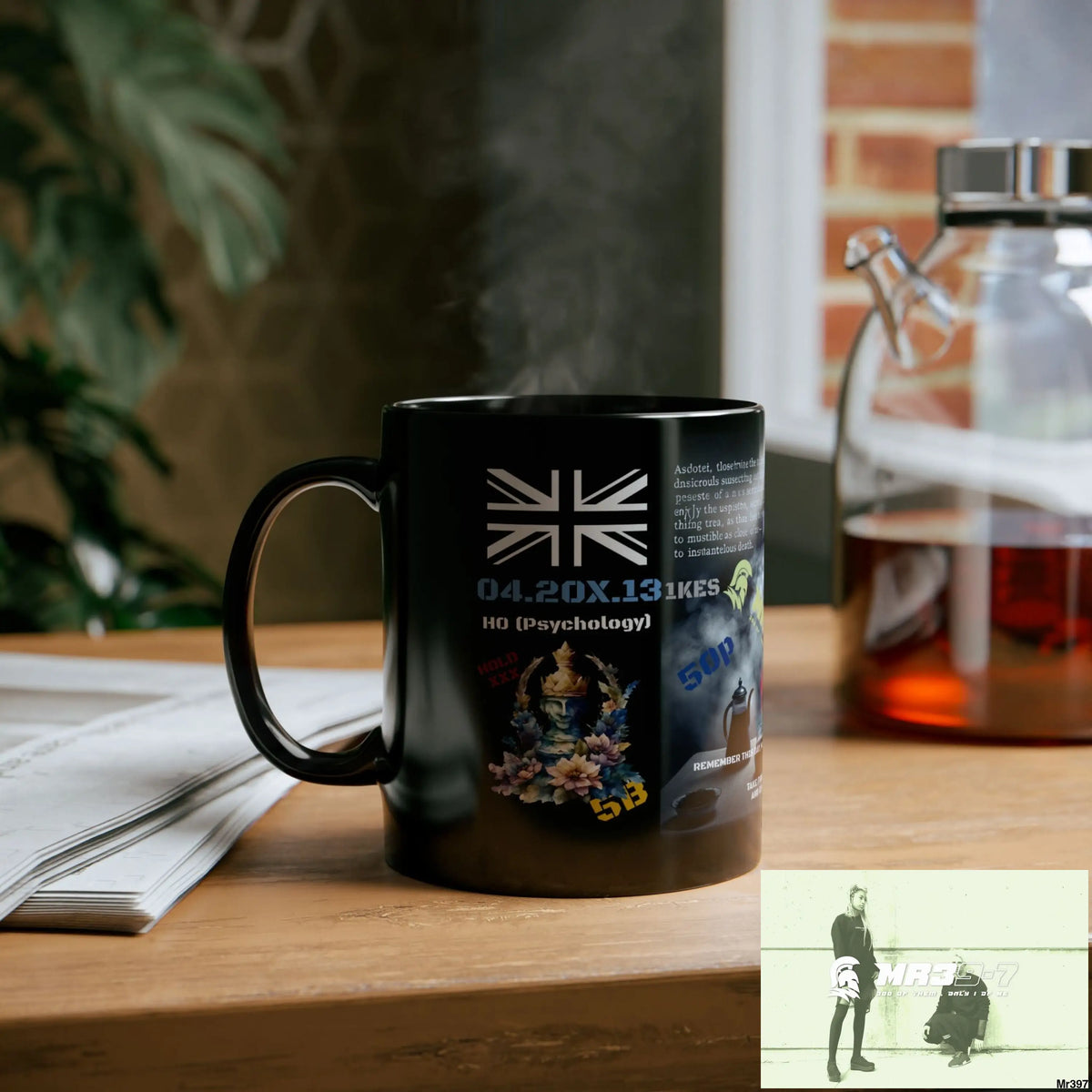 MR39-7 300 of them only 1 of me 11oz Tactical GB / Black Mug Mental Health VAR / My Life My Deaths Their Plans Failed