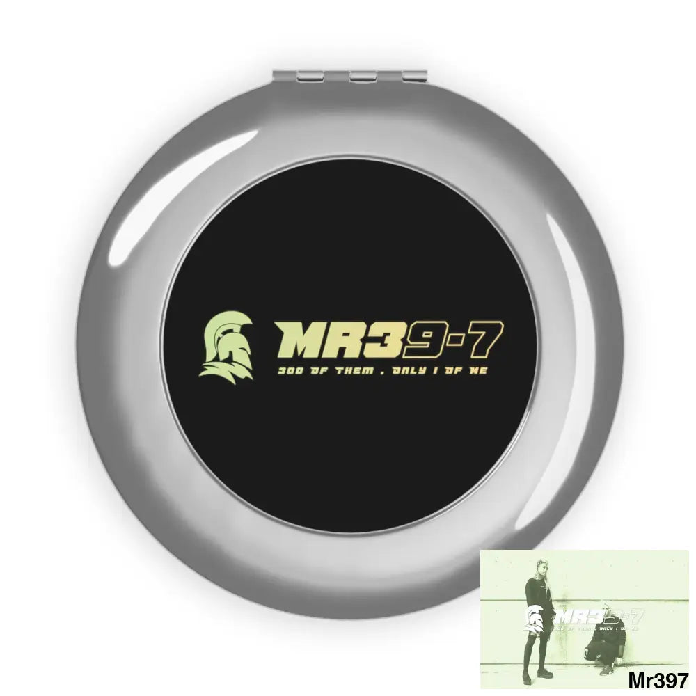 MR39 -7 300 of them only 1 of me Compact Travel Mirror Silver / Glossy / One size Accessories