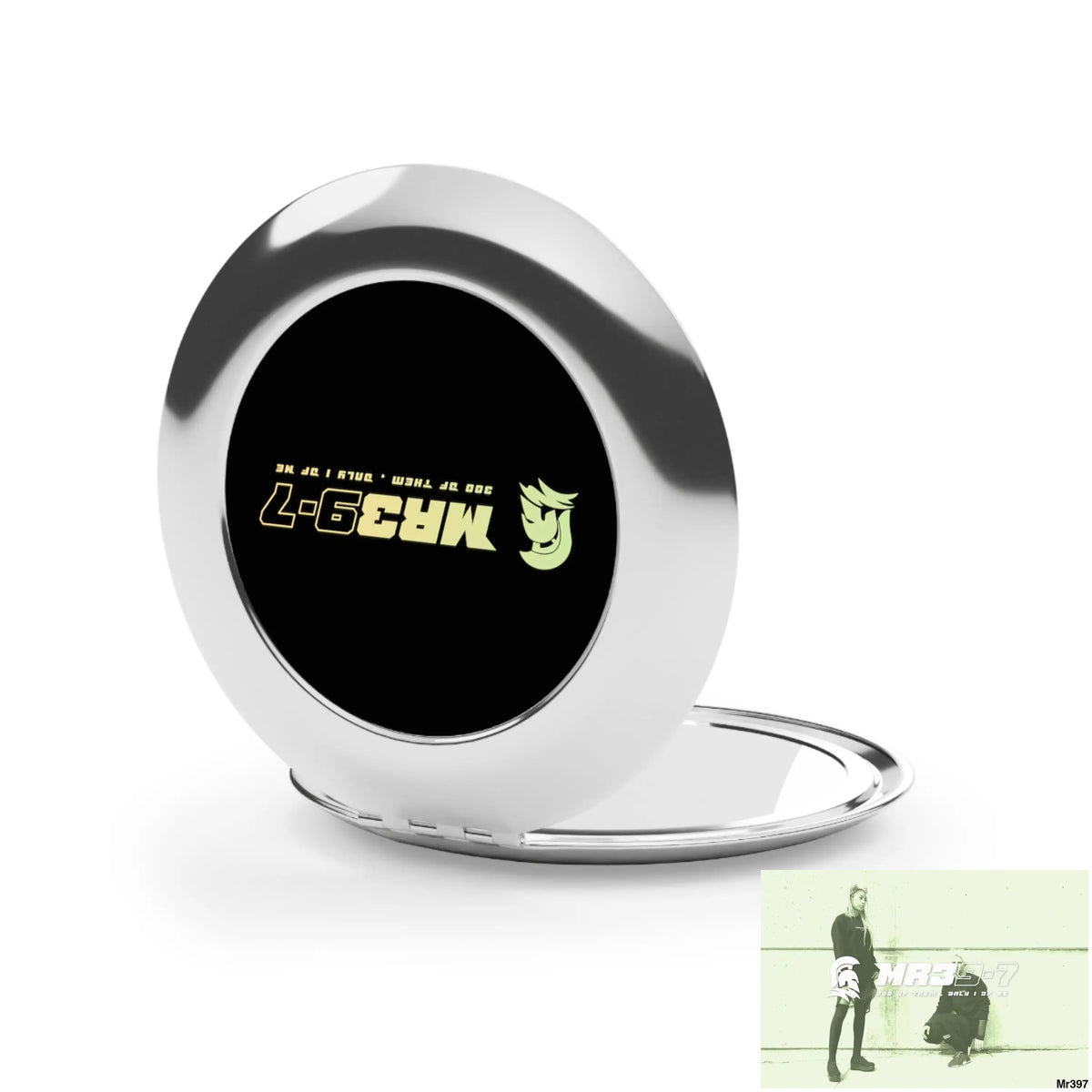 MR39 -7 300 of them only 1 of me Compact Travel Mirror Silver / Glossy / One size Accessories