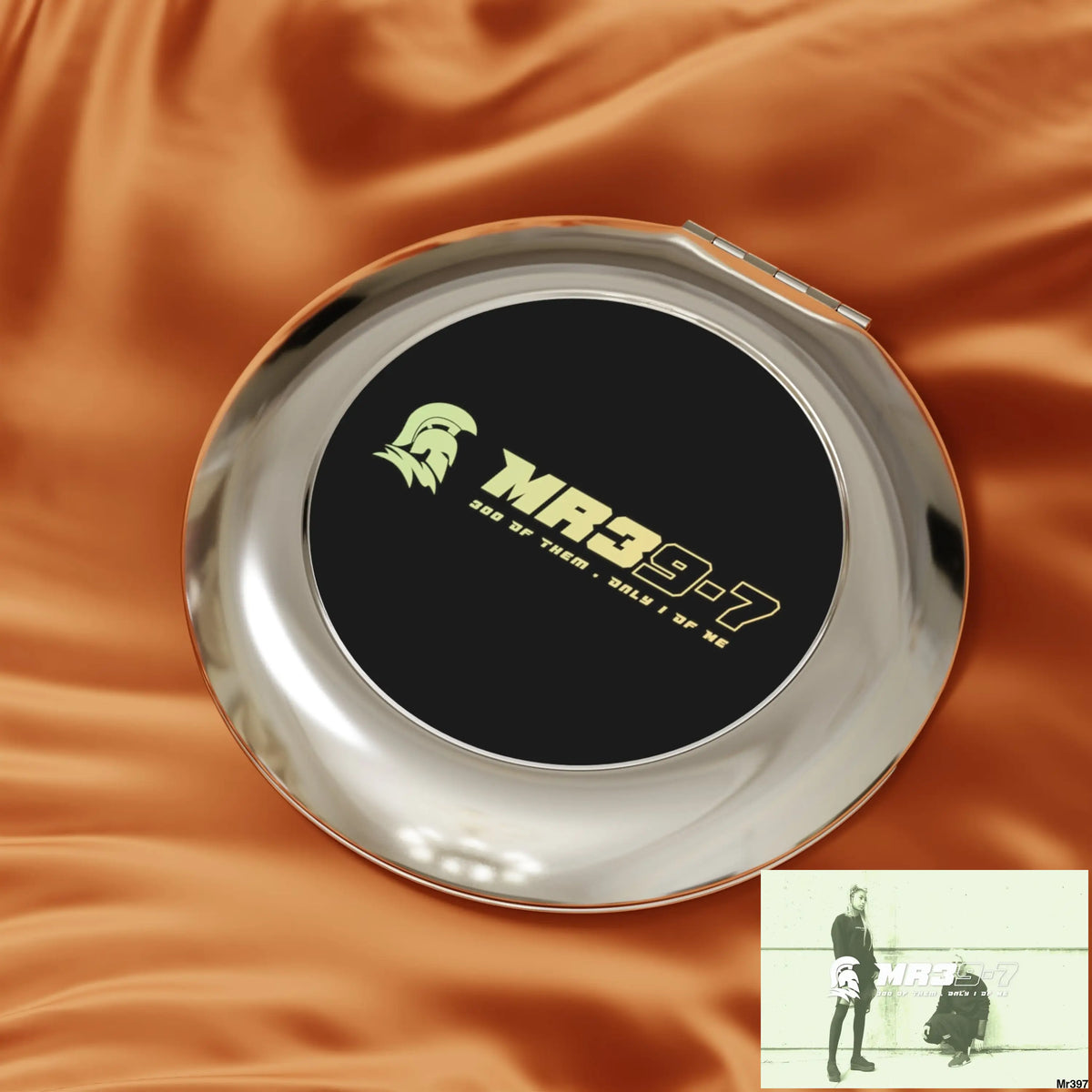 MR39 -7 300 of them only 1 of me Compact Travel Mirror Silver / Glossy / One size Accessories