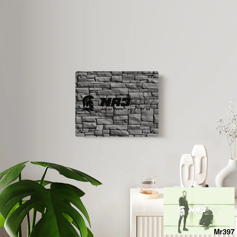 Copy of MR39-7 3D Dark Black Brick Wall 32k Ultrarealistic High quality Acrylic Wall Art Panels Home Decor