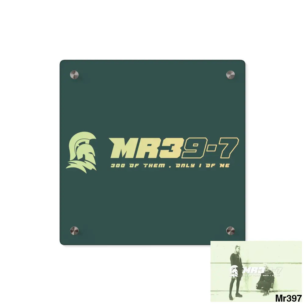 MR39-7 Acrylic Wall Art Panels 11’’ x 11’’ (Square) / 0.25’’ Home Decor