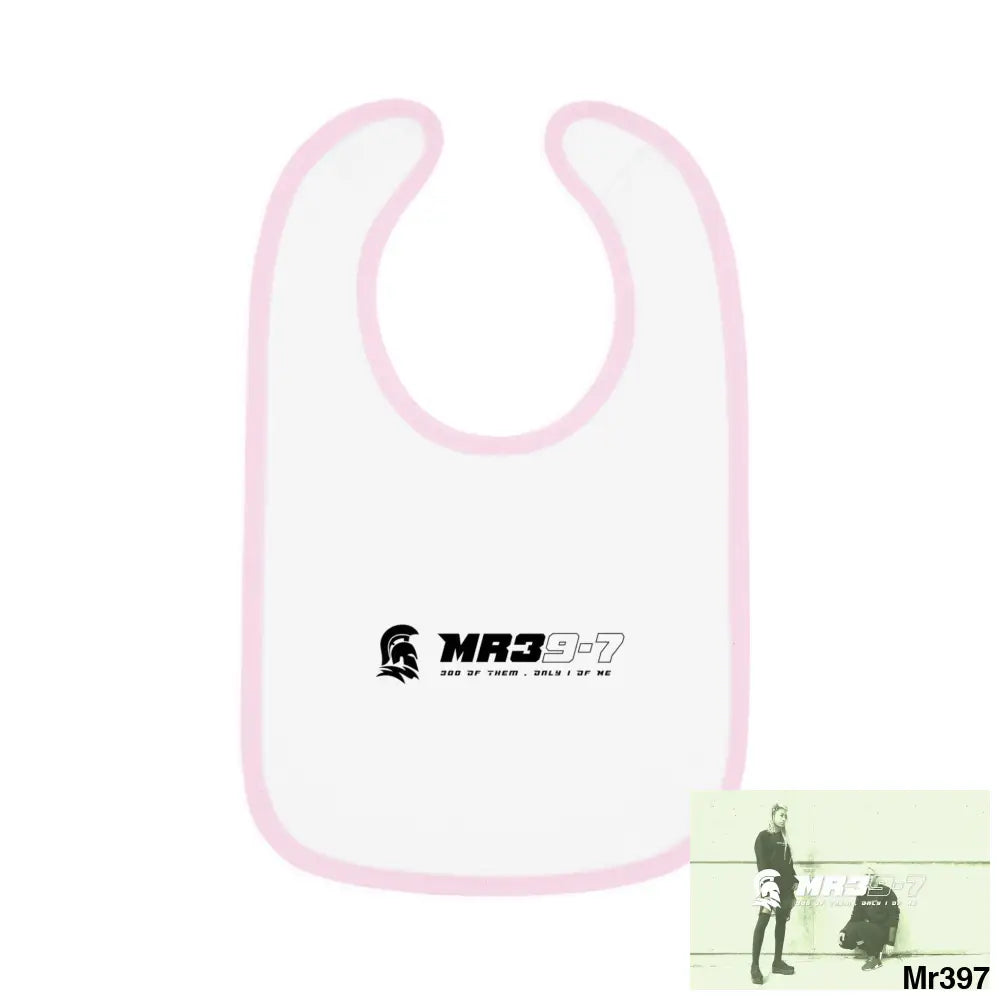 MR39-7 Baby Contrast Trim Jersey Bib Kids clothes