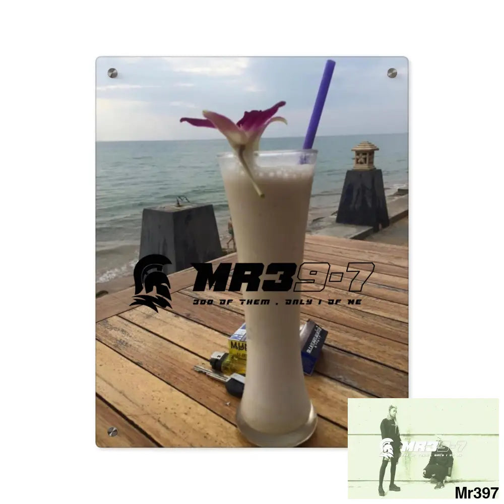 MR39-7 Back to Thailand for my death(s) 2016 because its only Rock n Roll Koh Lak Acrylic Wall Art Panels 16″ x 20″