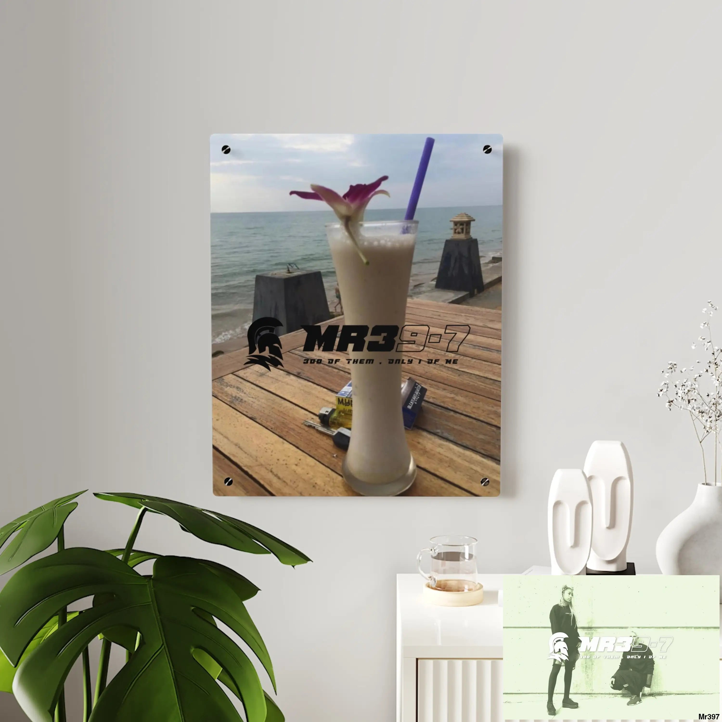 MR39-7 Back to Thailand for my death(s) 2016 because its only Rock n Roll Koh Lak Acrylic Wall Art Panels Home Decor