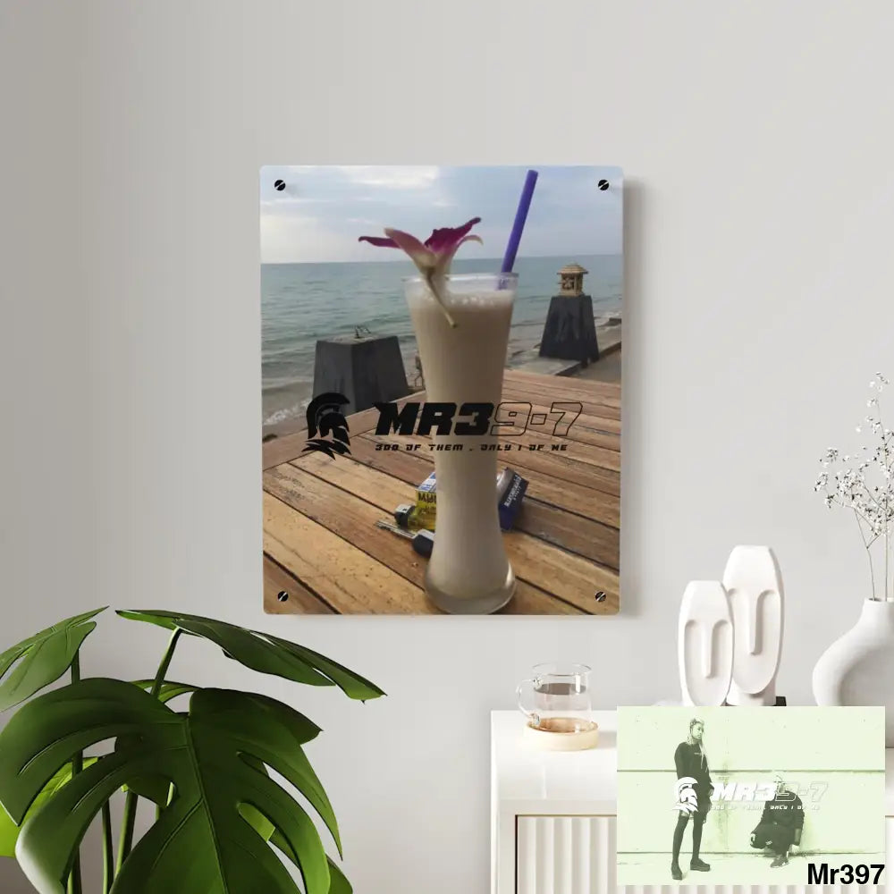 MR39-7 Back to Thailand for my death(s) 2016 because its only Rock n Roll Koh Lak Acrylic Wall Art Panels Home Decor