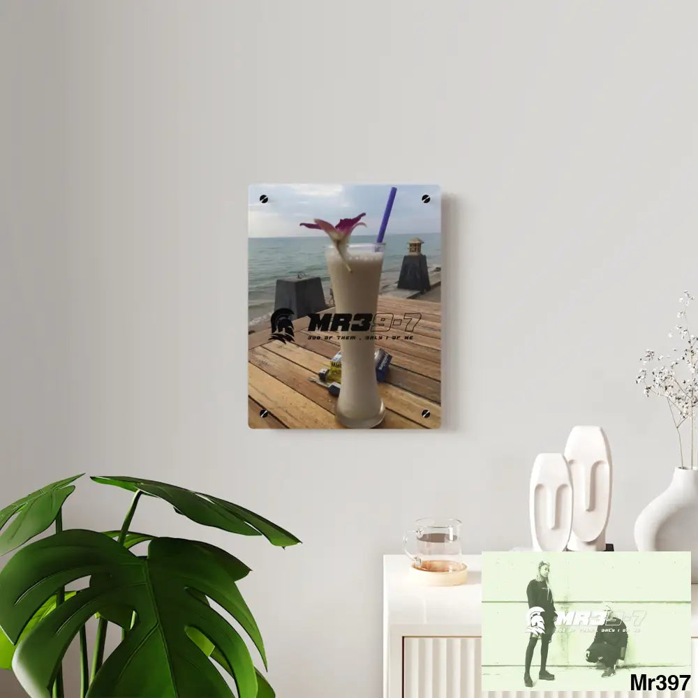 MR39-7 Back to Thailand for my death(s) 2016 because its only Rock n Roll Koh Lak Acrylic Wall Art Panels Home Decor
