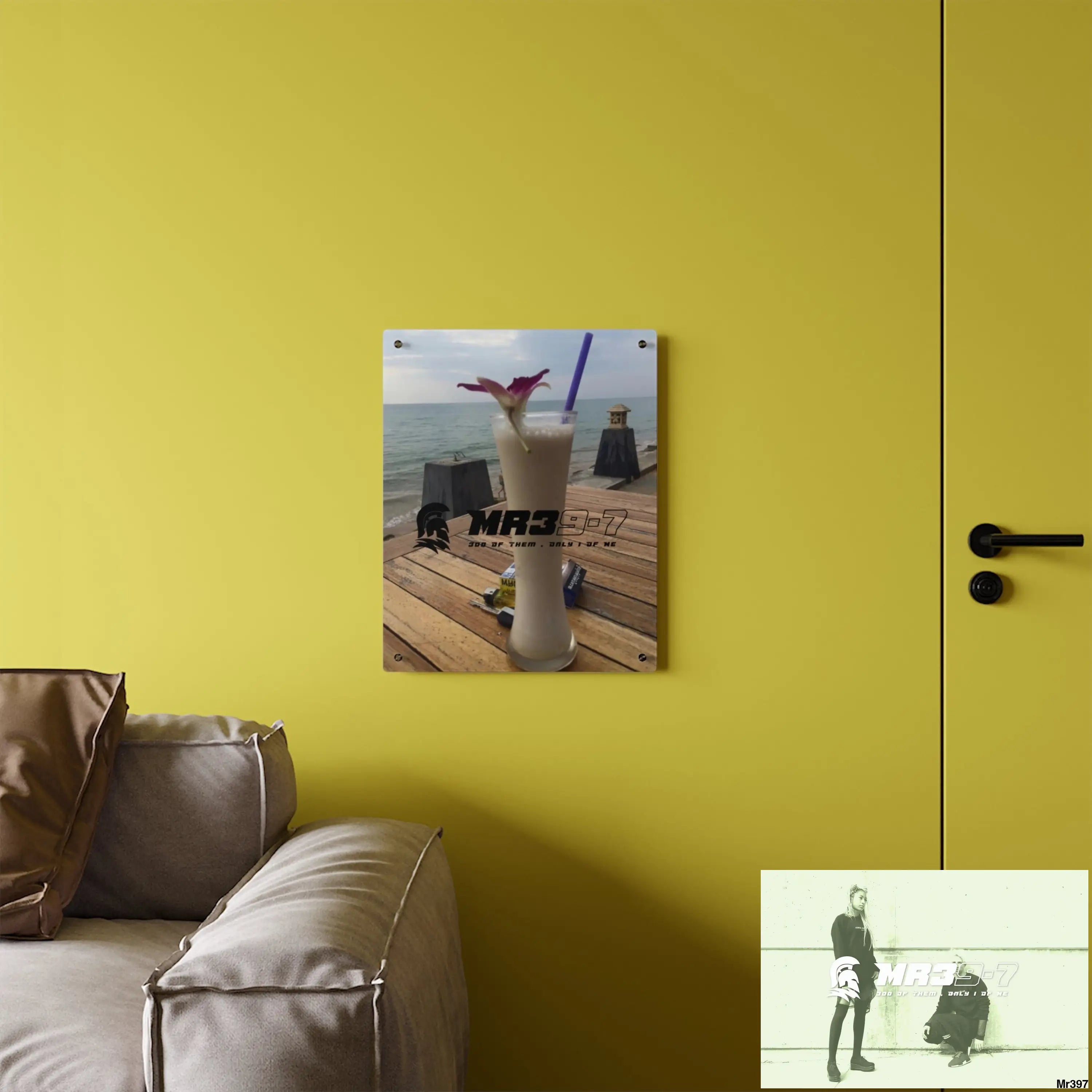 MR39-7 Back to Thailand for my death(s) 2016 because its only Rock n Roll Koh Lak Acrylic Wall Art Panels Home Decor