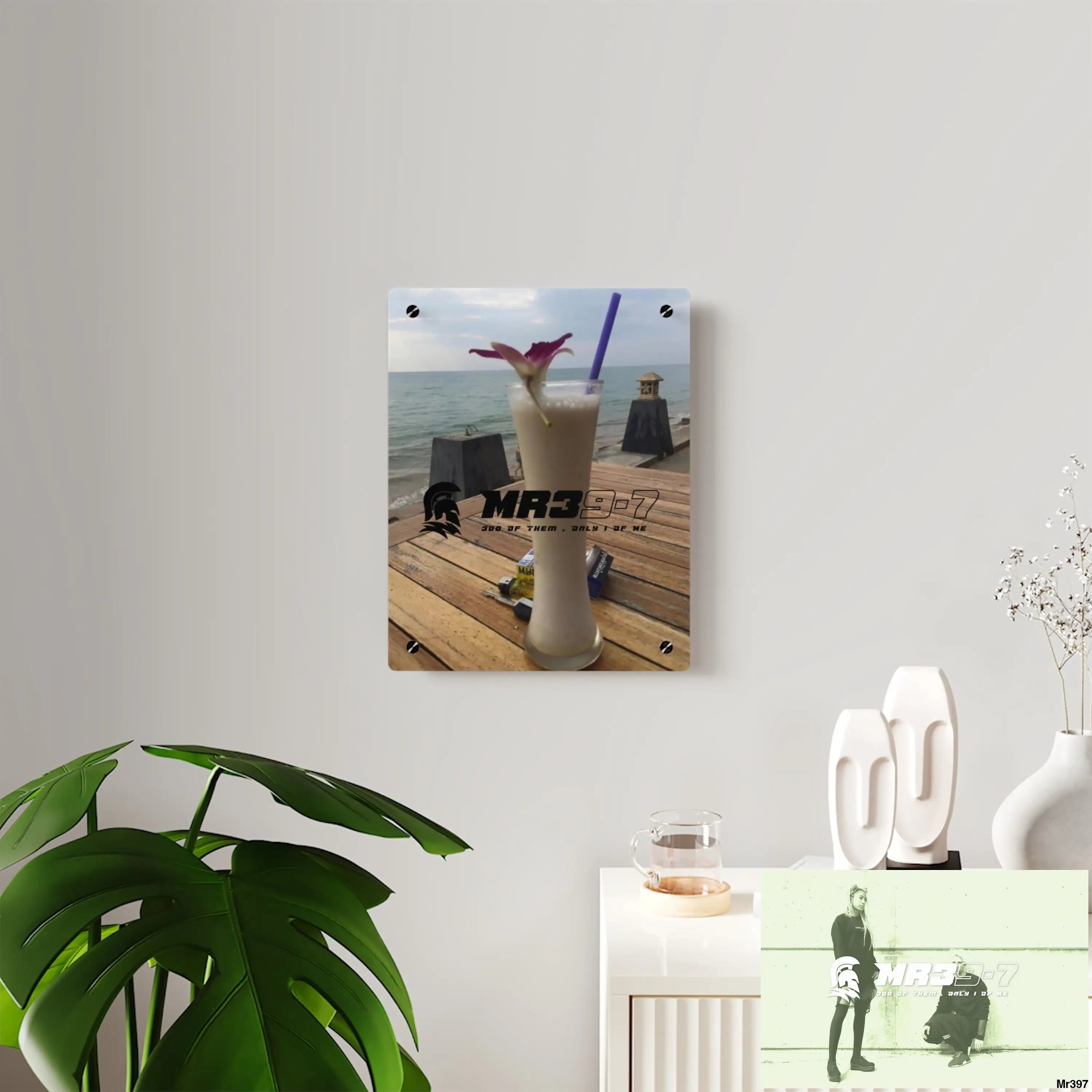 MR39-7 Back to Thailand for my death(s) 2016 because its only Rock n Roll Koh Lak Acrylic Wall Art Panels Home Decor