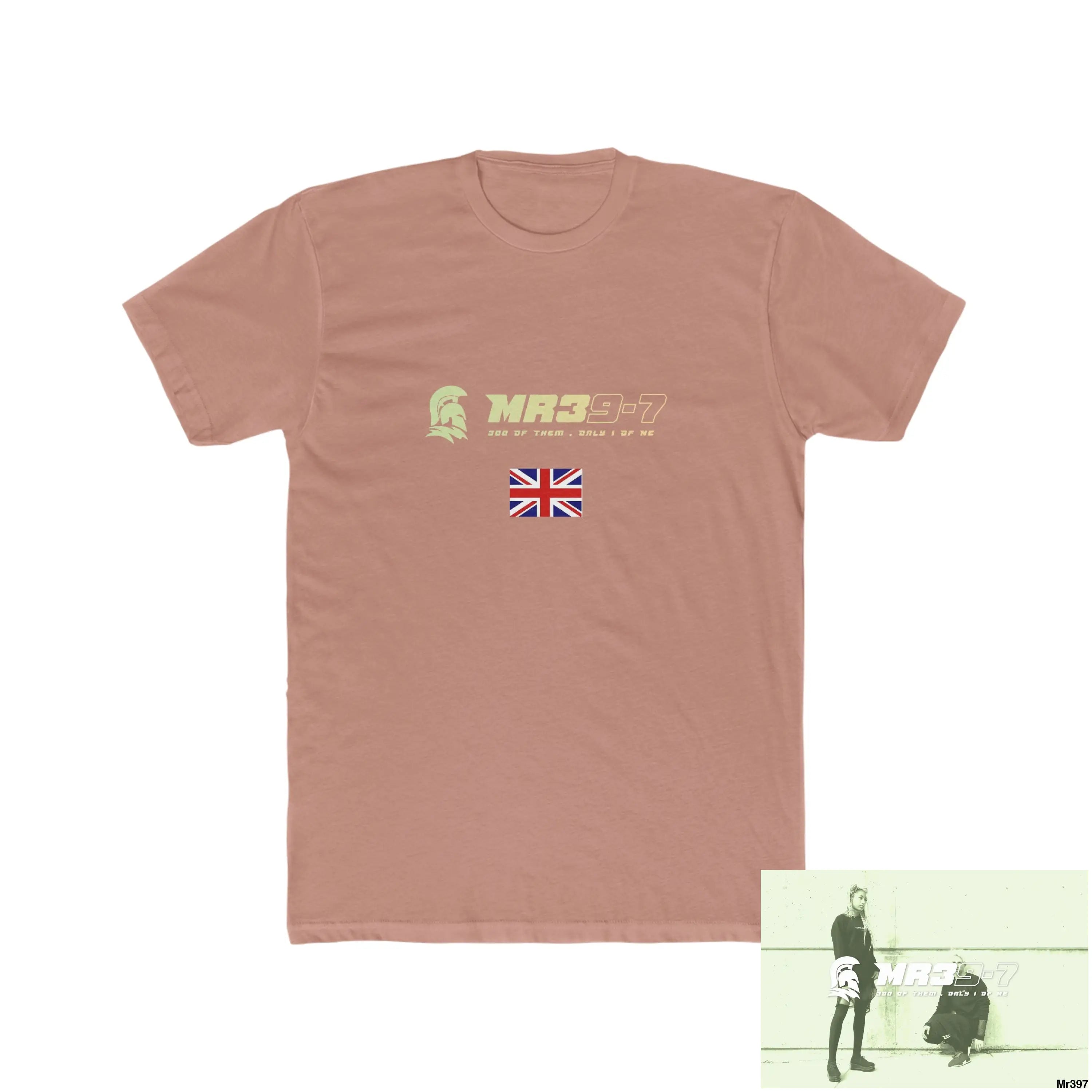 MR39-7 Barmouth X Thailand My Planned Death 2016 (2001-2023) Men’s Cotton Crew Tee Solid Desert Pink / S T-Shirt