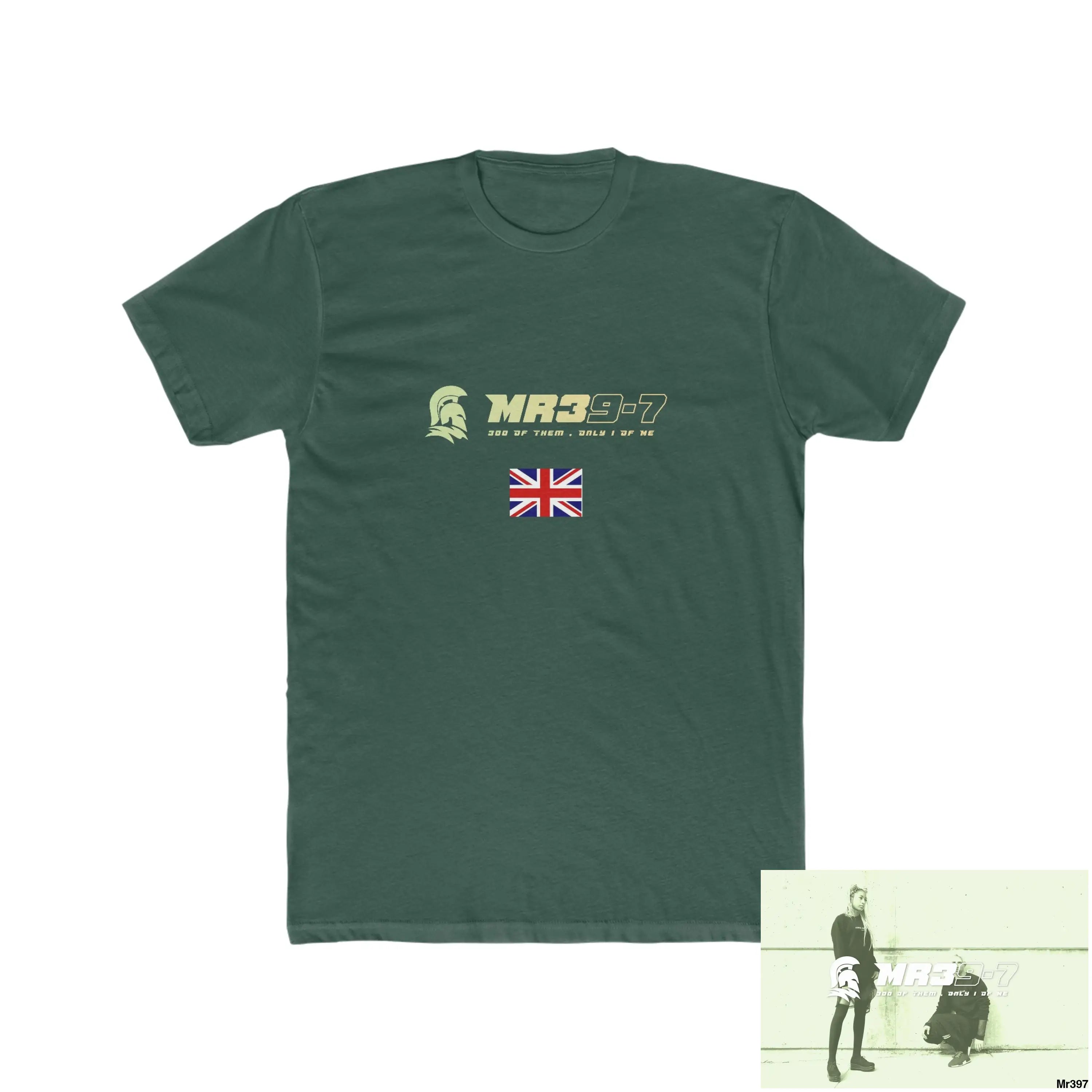 MR39-7 Barmouth X Thailand My Planned Death 2016 (2001-2023) Men’s Cotton Crew Tee Solid Forest Green / S T-Shirt