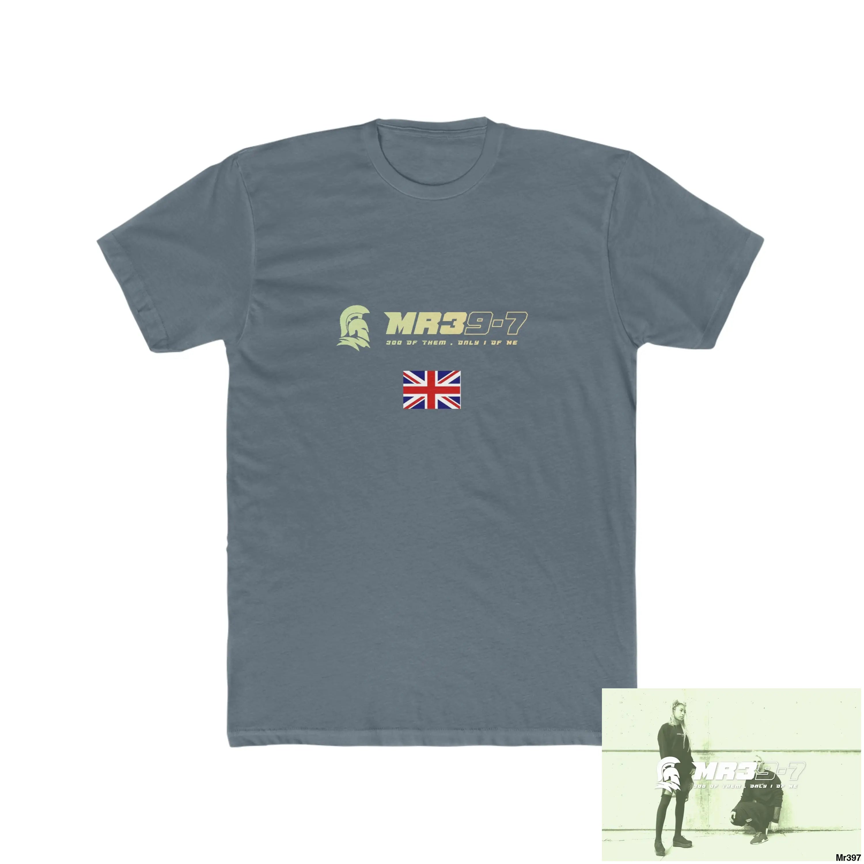 MR39-7 Barmouth X Thailand My Planned Death 2016 (2001-2023) Men’s Cotton Crew Tee Solid Indigo / S T-Shirt