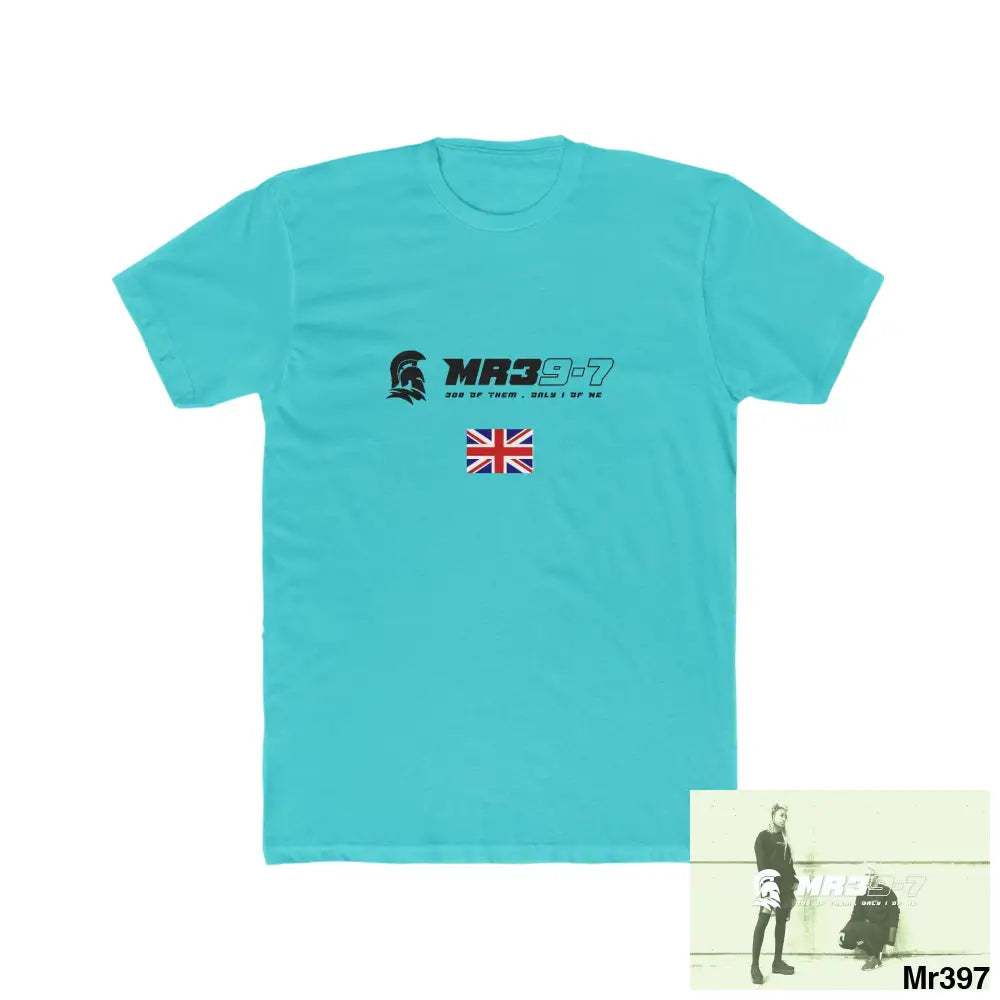 MR39-7 Barmouth X Thailand My Planned Death 2016 (2001-2023) Men’s Cotton Crew Tee Solid Tahiti Blue / S T-Shirt