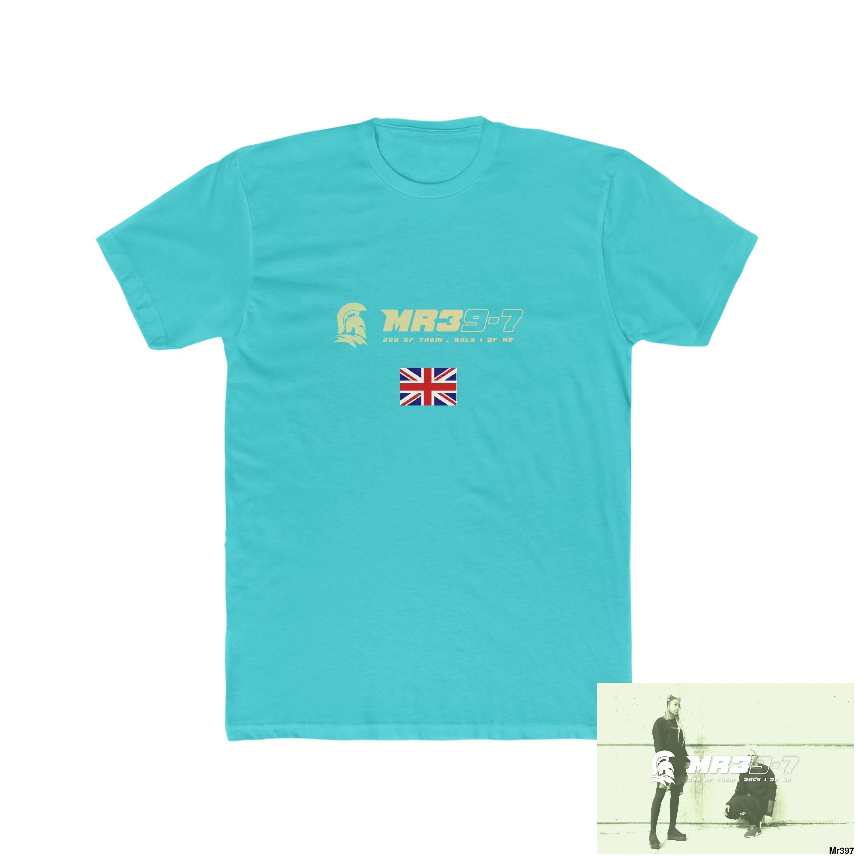 MR39-7 Barmouth X Thailand My Planned Death 2016 (2001-2023) Men’s Cotton Crew Tee Solid Tahiti Blue / S T-Shirt