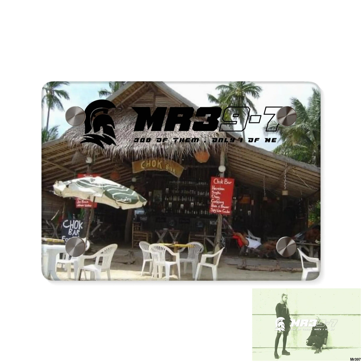 MR39-7 Choke Bar LamaI Beach Koh Samui Thailand New 1 my death 2004 Koh Lak Acrylic Wall Art Panels 7’’ x 5’’