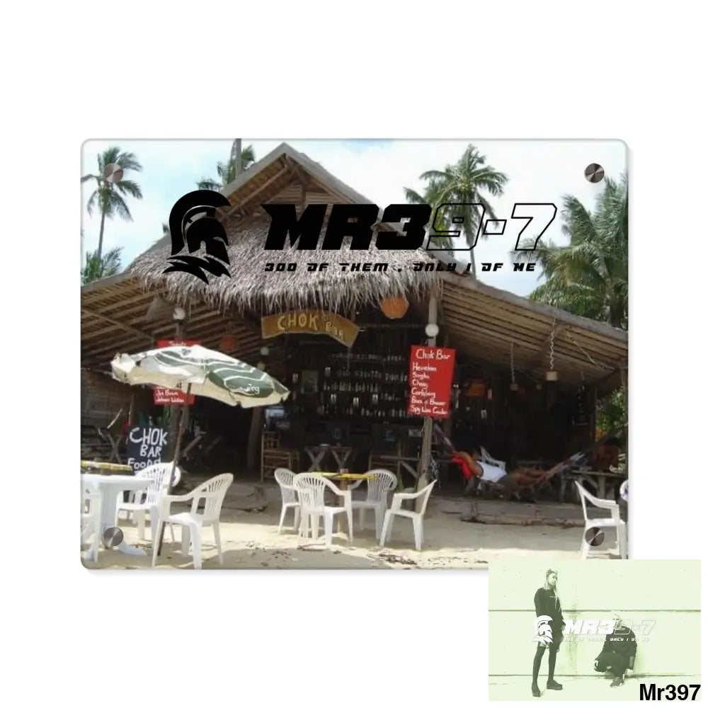 MR39-7 Choke Bar LamaI Beach Koh Samui Thailand New 1 my death 2004 Koh Lak Acrylic Wall Art Panels Home Decor