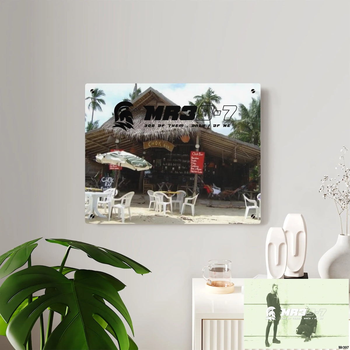 MR39-7 Choke Bar LamaI Beach Koh Samui Thailand New 1 my death 2004 Koh Lak Acrylic Wall Art Panels Home Decor