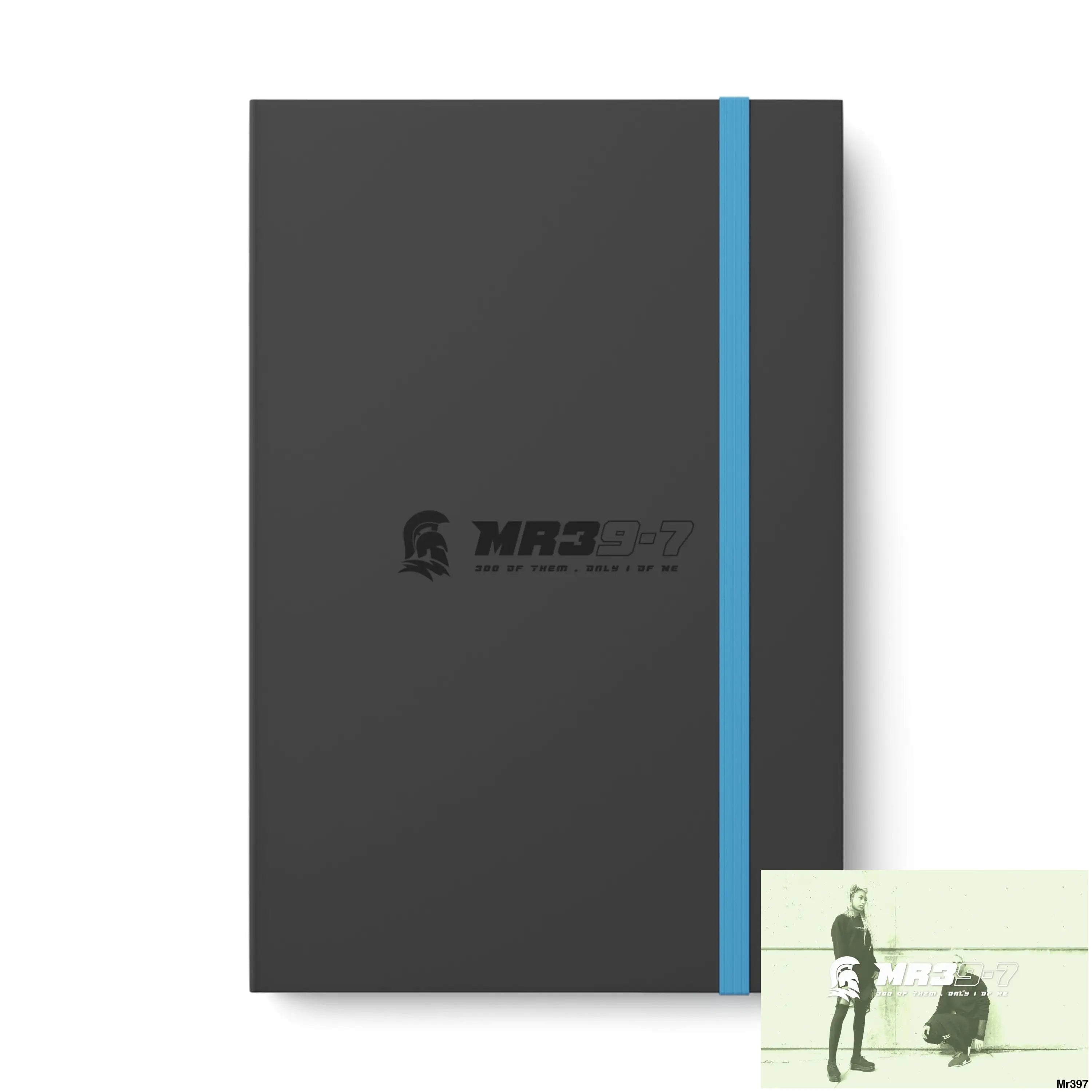 Mr39-7 Color Contrast Notebook - Ruled 5.5’’ x 8.25’’ / Blue / Ruled line Paper products