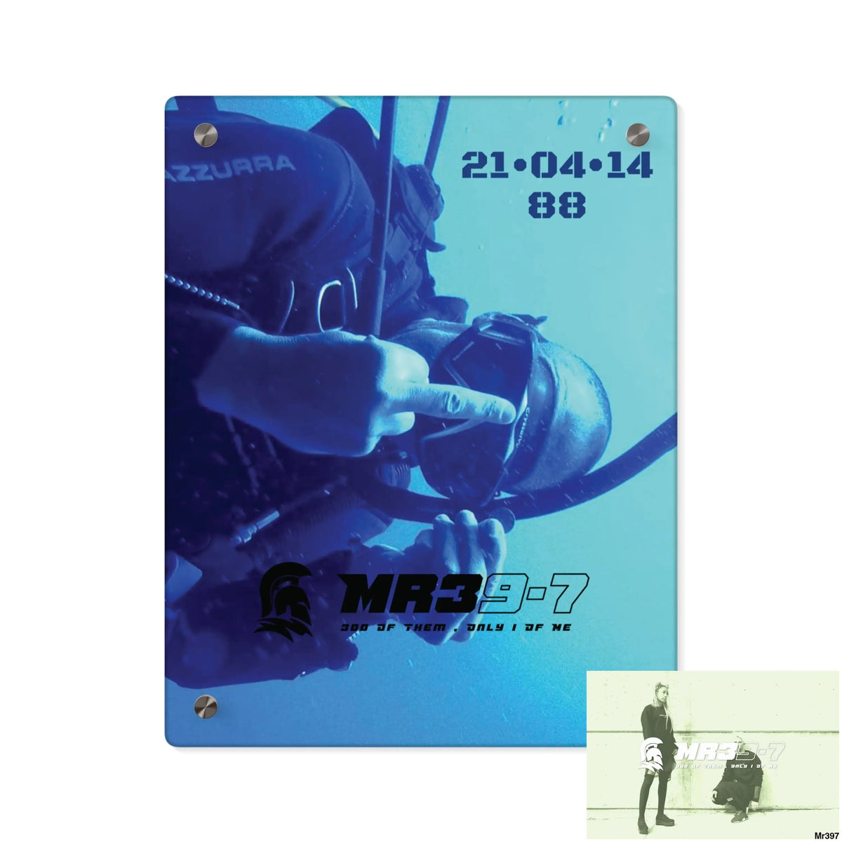MR39-7 Dahab Egypt The Blue Hole 2014 HRH QEII Birthday 21/04/14 Acrylic Wall Art Panel 11″ x 14″ (Vertical) / 0.25’’
