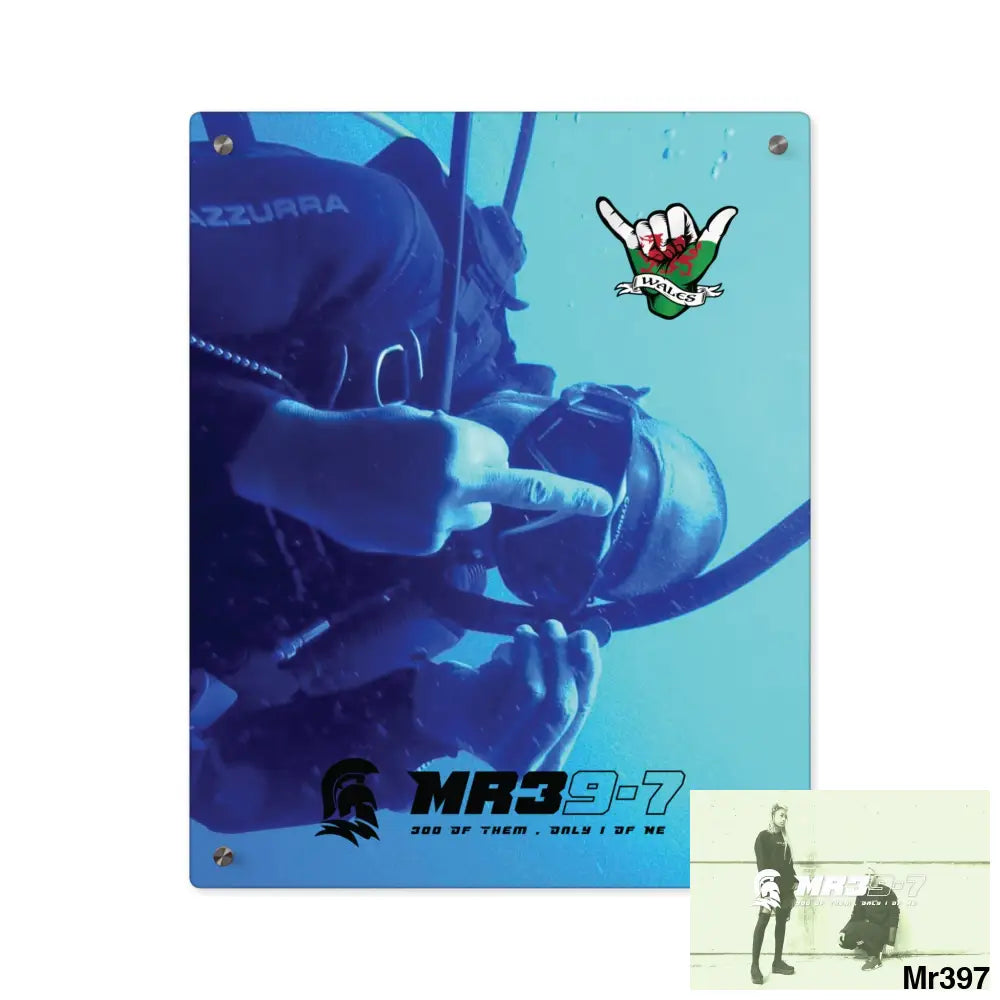 MR39-7 Dahab Egypt The Blue Hole 2014 HRH QEII Birthday 21/04/14 Acrylic Wall Art Panel 16″ x 20″ (Vertical) / 0.25’’