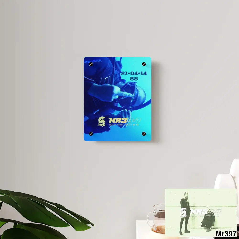 MR39-7 Dahab Egypt The Blue Hole 2014 HRH QEII Birthday 21/04/14 Acrylic Wall Art Panel 8″ x 10″ (Vertical) / 0.25’’