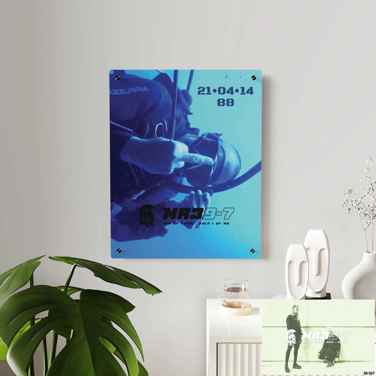 MR39-7 Dahab Egypt The Blue Hole 2014 HRH QEII Birthday 21/04/14 Acrylic Wall Art Panel Home Decor