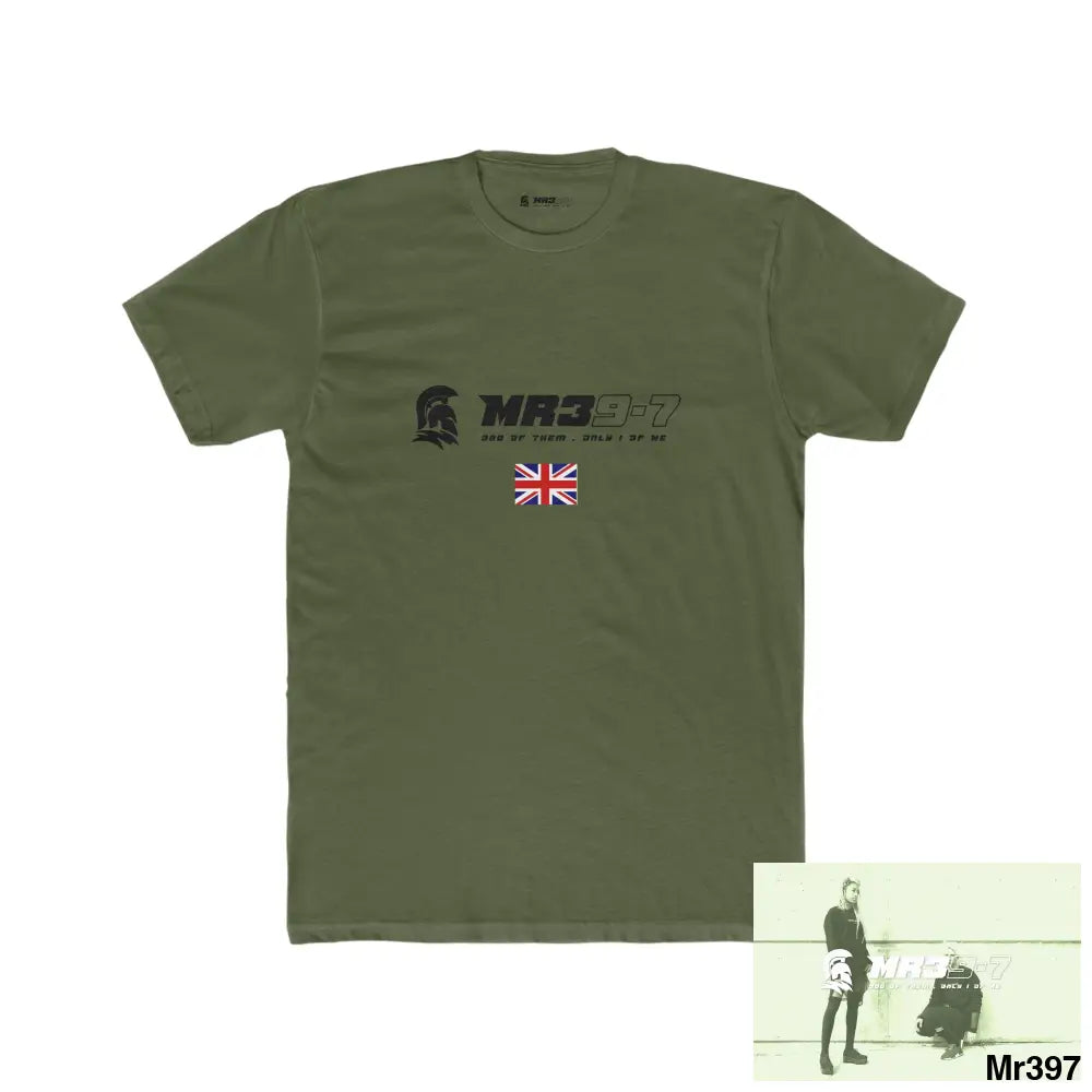 Mr39-7 Dahab in Blind 2014 The 130 Million Crew Men’s Cotton Crew Tee Solid Military Green / XS T-Shirt